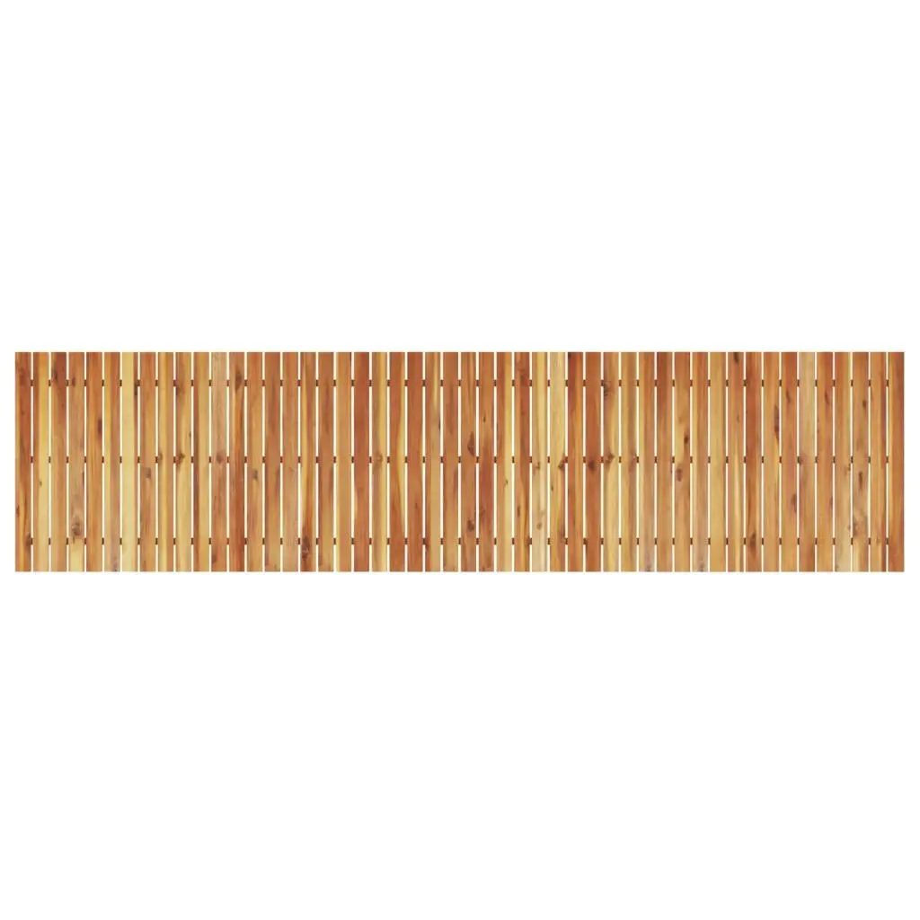 Solid Wood Garden Walkway Outdoor Paving Brown 200x50cm Rustic Pathway Decor