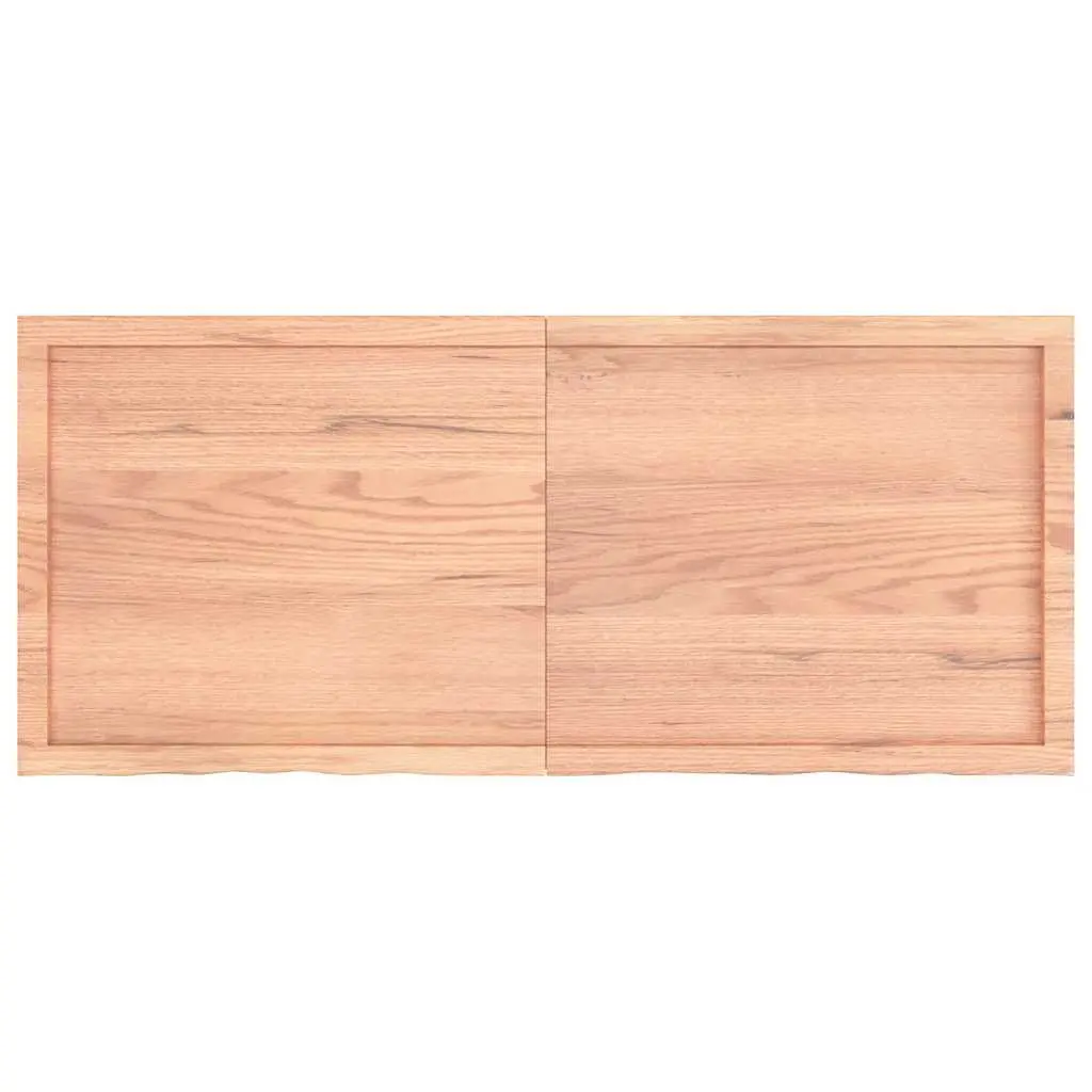 Wall Shelf Solid Oak Wood Rustic Foldable Storage 140x60cm Brown Natural Live