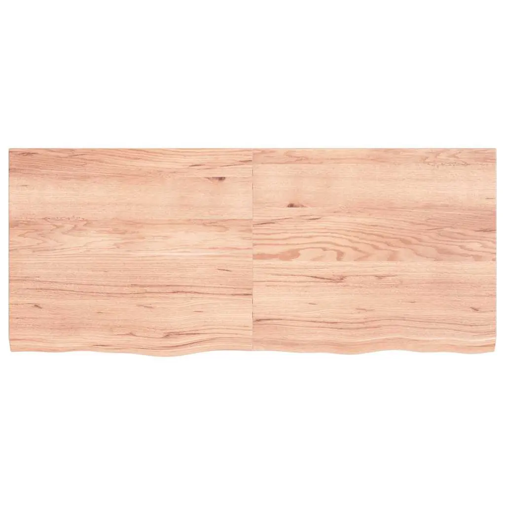 Wall Shelf Solid Oak Wood Rustic Foldable Storage 140x60cm Brown Natural Live