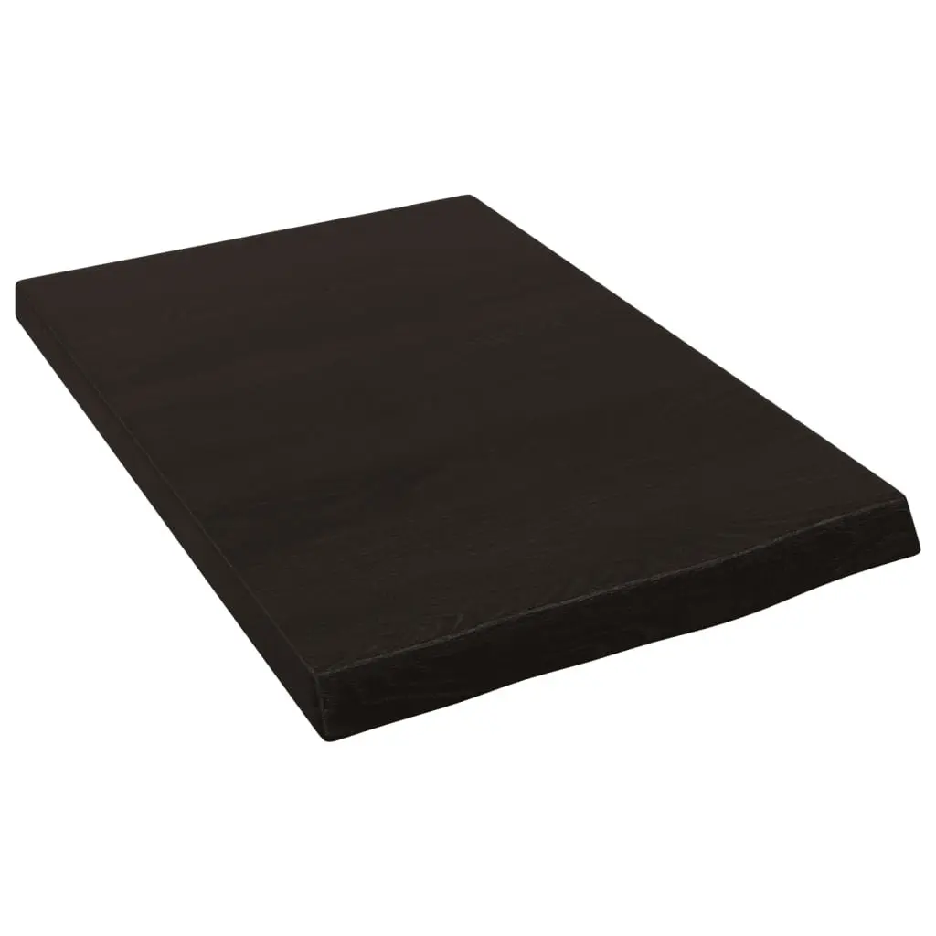 Dark Brown Oak Wall Shelf
