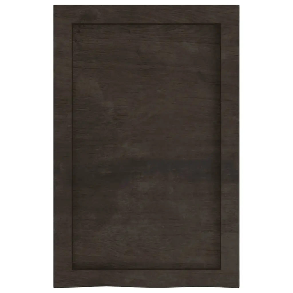 Dark Brown Oak Wall Shelf