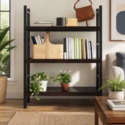 Rustic Solid Oak Wall Shelf with Handmade Charm