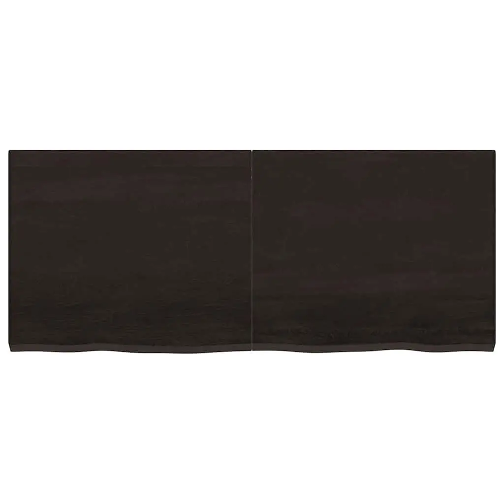 Wall Shelf in Dark Brown Oak