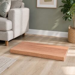 Reliable Solid Oak Wood Table Top with Natural Character