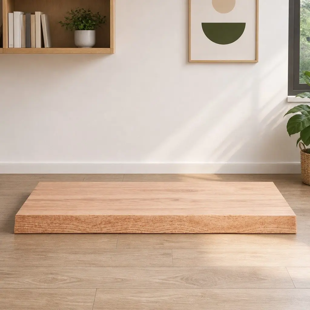 Solid Oak Wood Table Top, 80x40cm Size
