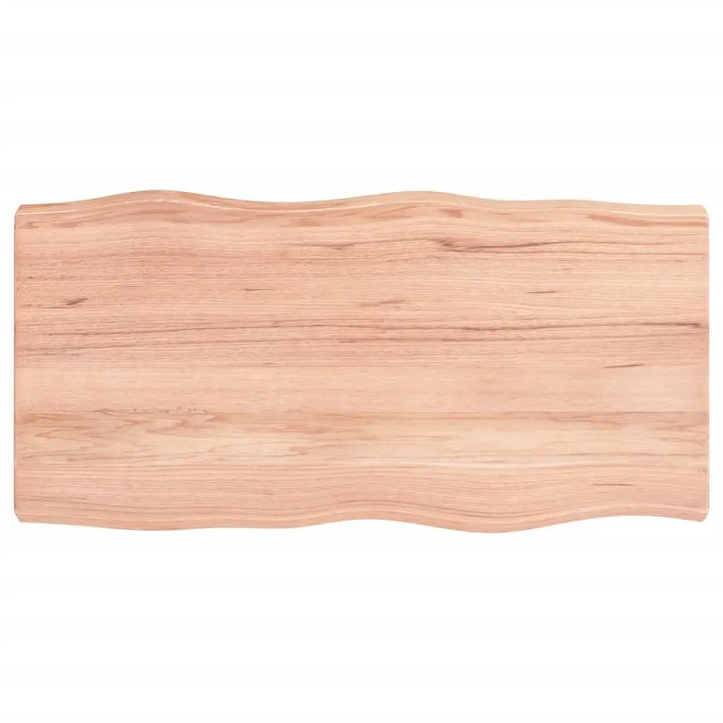 Solid Oak Wood Table Top, 80x40cm Size