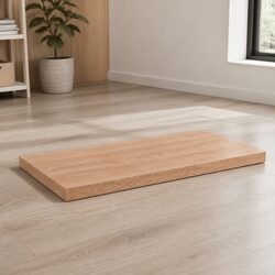 Warm and Practical Solid Oak Wood Table Top 80x50cm