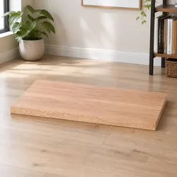 Quality Solid Oak Wood Table Top with Live Edge Design