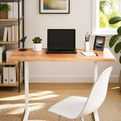 Affordable Quality: Light Brown Oak Wood Table Top