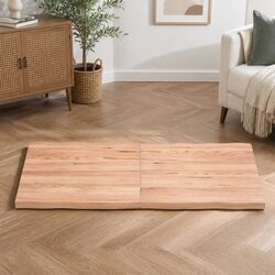 Handcrafted Solid Oak Table Top – Practical Elegance