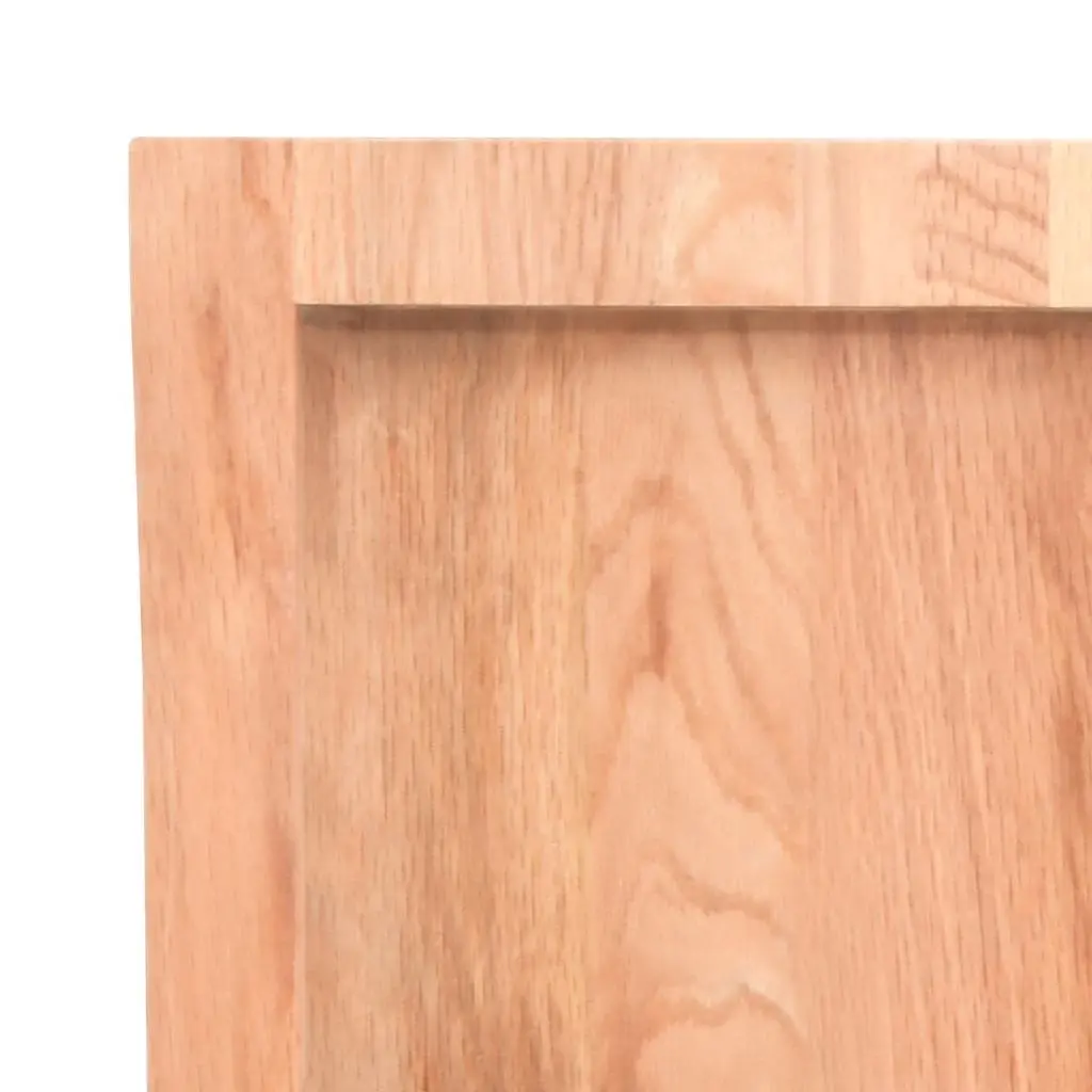 Solid Oak Table Top with Natural Live Edge 120x60cm