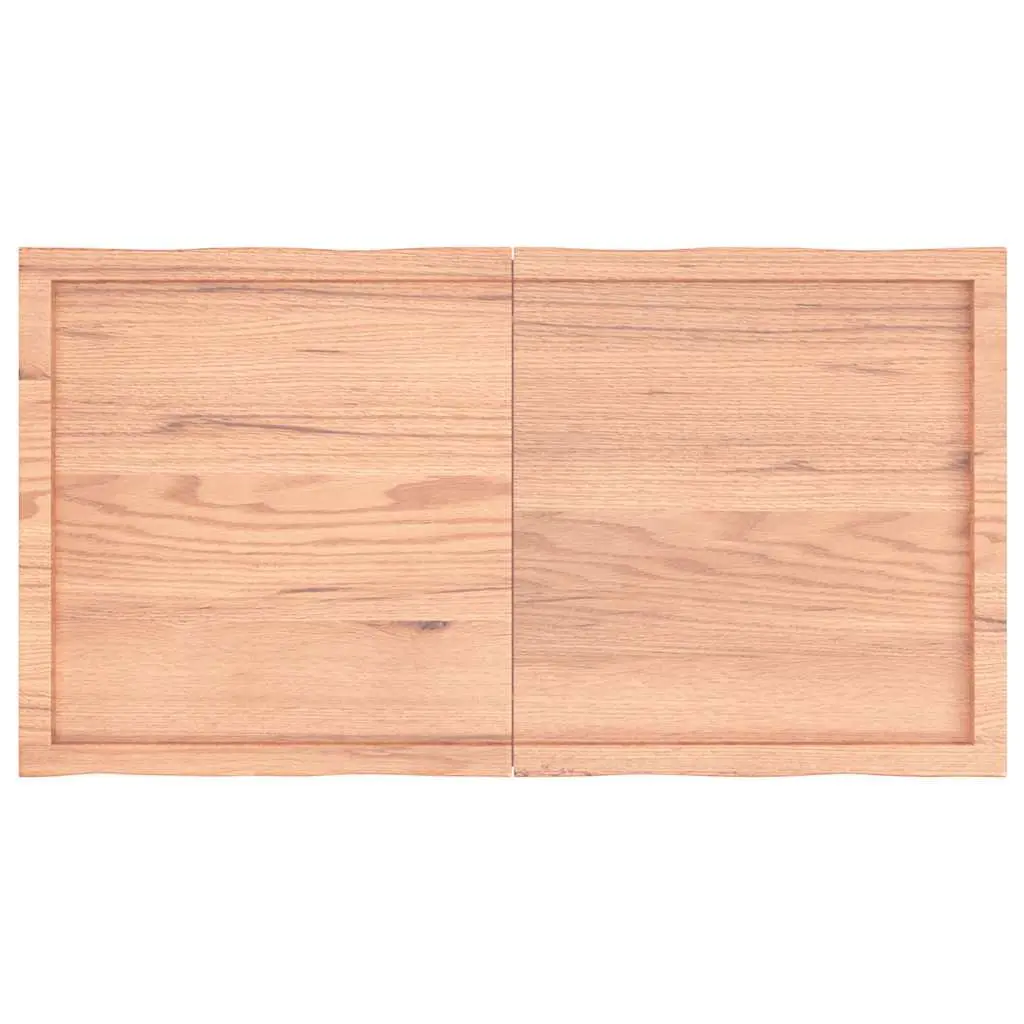 Solid Wood Table Top Foldable Dining Desk Surface 120L x 60W cm Brown Live Edge