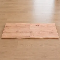 Reliable Solid Oak Table Top with Live Edge 160x60cm