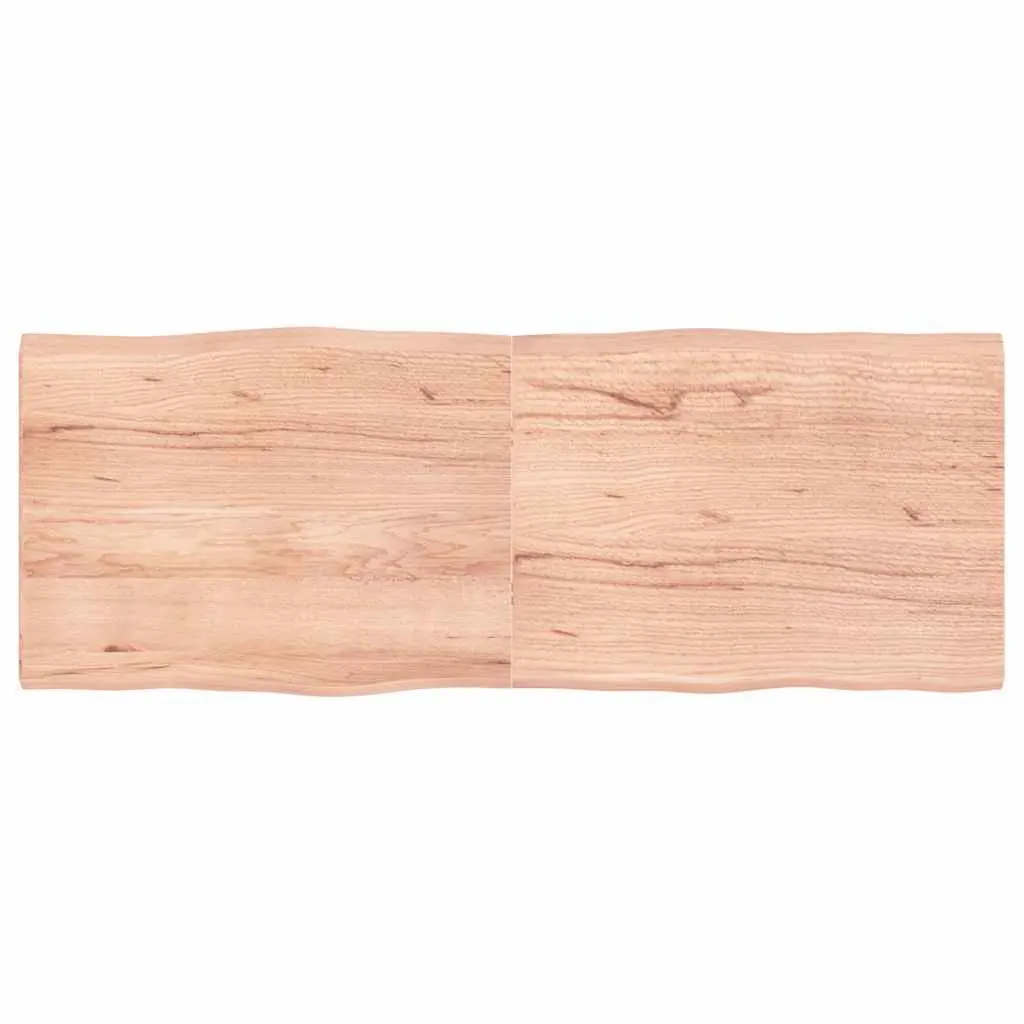 Solid Oak Table Top with Live Edge 160x60cm