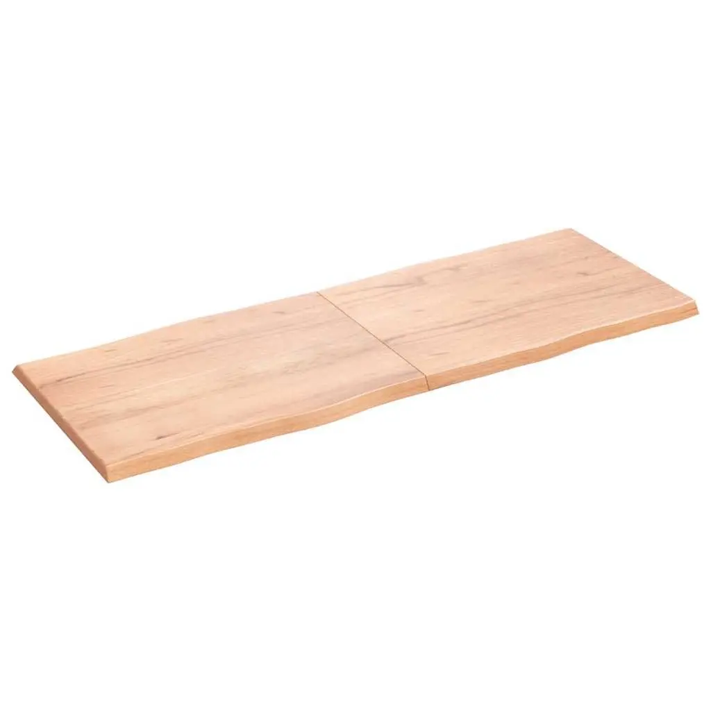 Solid Oak Table Top with Live Edge 160x60cm