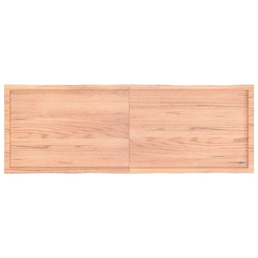 Wooden Table Top Brown Live Edge Solid Oak Folding Replacement Board 180x60cm