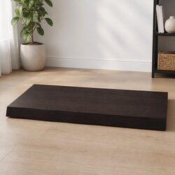 Solid Oak Table Top 60x40cm with Dark Brown Finish