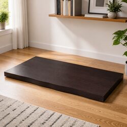 Reliable Dark Brown Solid Oak Table Top 80x50cm