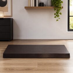 Quality Solid Oak Table Top - Dark Brown Live Edge Design