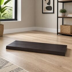 Quality Handcrafted Oak Table Top 100x40cm - Dark Brown