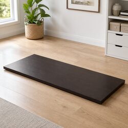 Quality Solid Oak Table Top Dark Brown 100x50cm