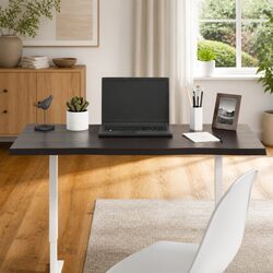 Quality Solid Oak Table Top Dark Brown 100x50cm