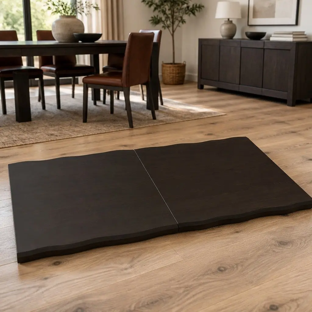 Dark Brown Wooden Table Top 120x60cm