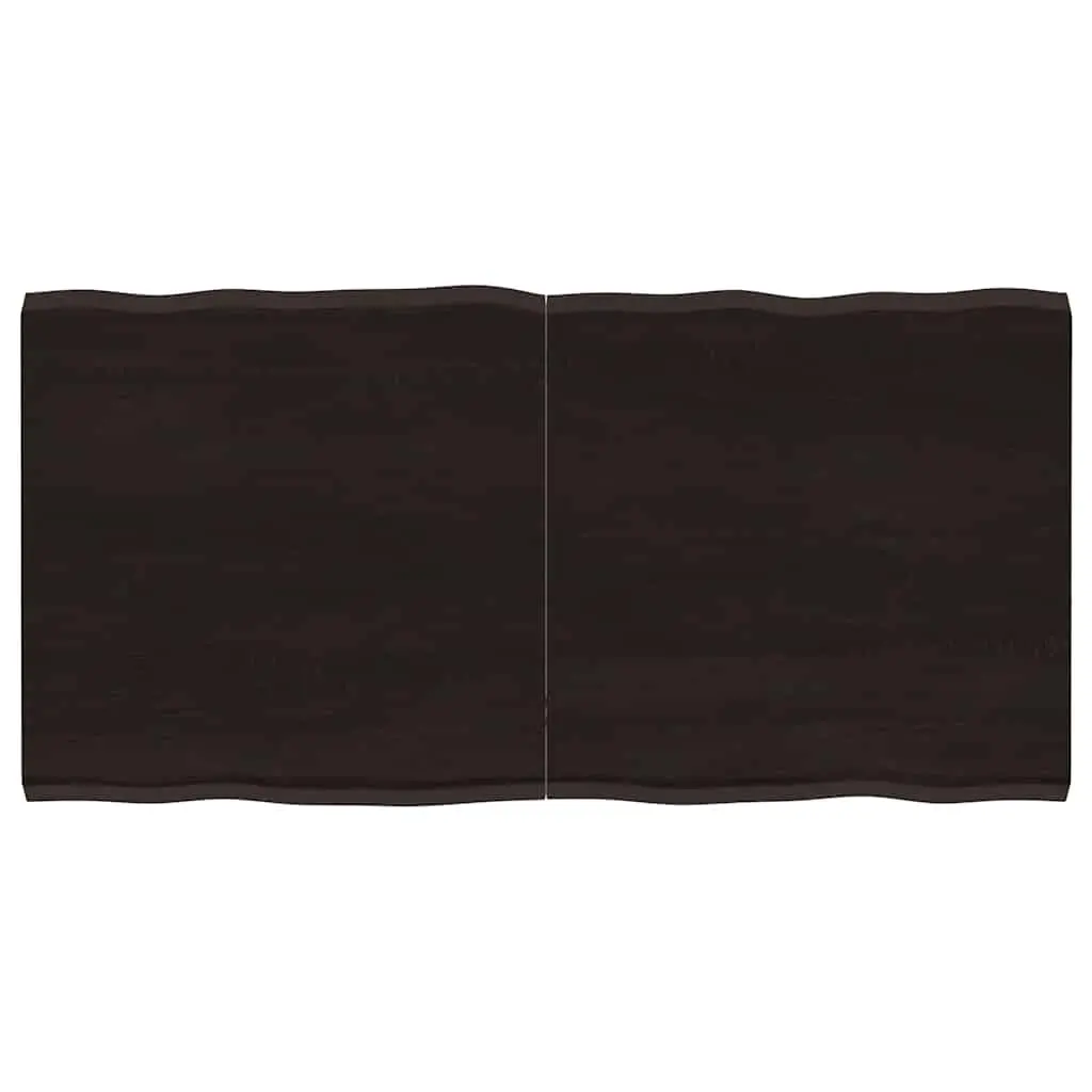 Dark Brown Wooden Table Top 120x60cm