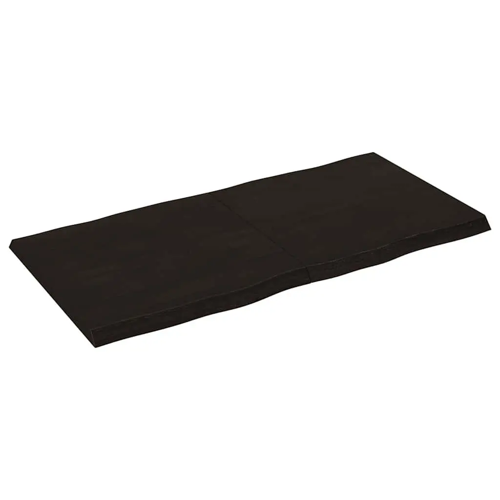 Dark Brown Wooden Table Top 120x60cm