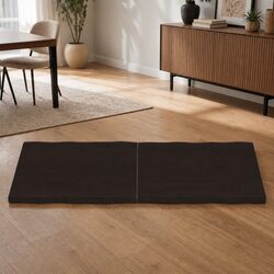 Folding Dark Brown Oak Tabletop - Handcrafted Quality
