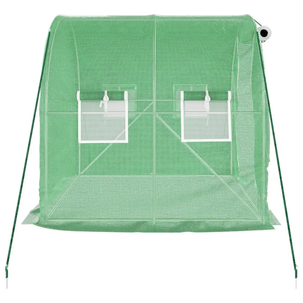Greenhouse Steel Frame Garden Plant House 2x2x2m Green