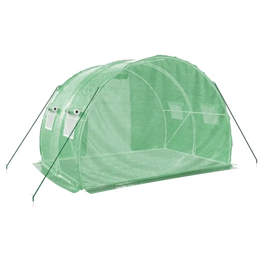 Greenhouse Steel Frame Green 3x2x2 m 6 m² Garden Plant House