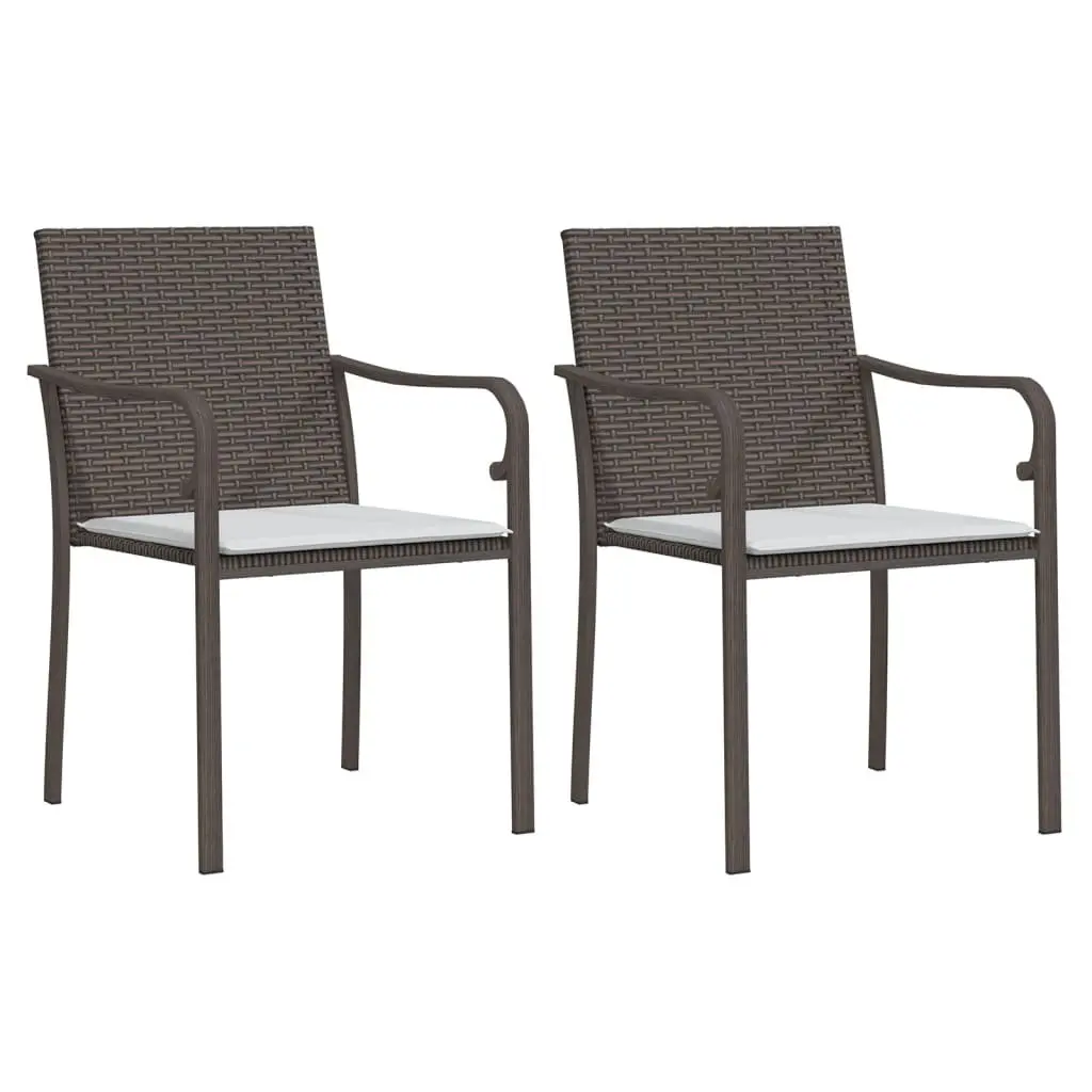 Outdoor Chairs Garden Patio Seating 56x59x84 cm Brown 2 Piece