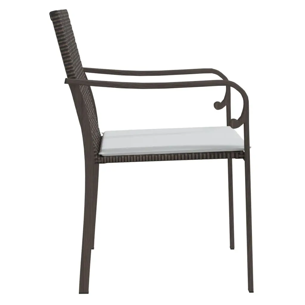 Outdoor Chairs Garden Patio Seating 56x59x84 cm Brown 2 Piece
