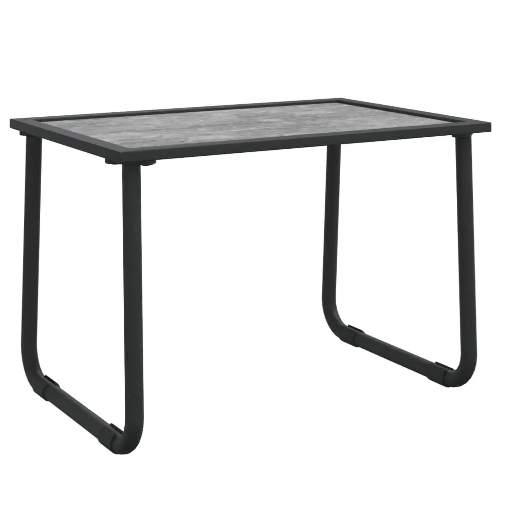 Garden Lounge Set Outdoor Furniture 3 Piece Steel Frame Cushions Anthracite
