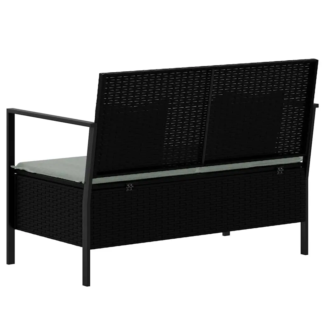 2-Seater Garden Bench with Storage Solutions