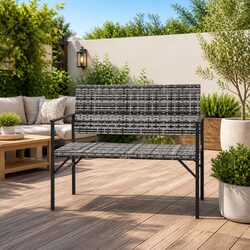 Comfortable and Functional 2-Seater Garden Bench