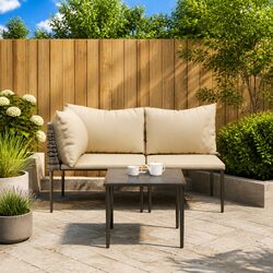 Comfortable and Durable Grey Lounge Set for Gardens