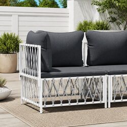 Comfortable Outdoor Corner Sofa with Cushions Included