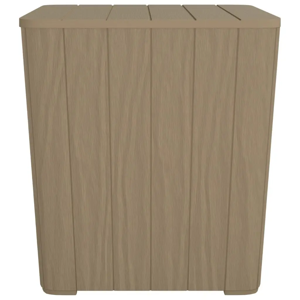 Garden Storage Table Removable Lid Outdoor Furniture Brown