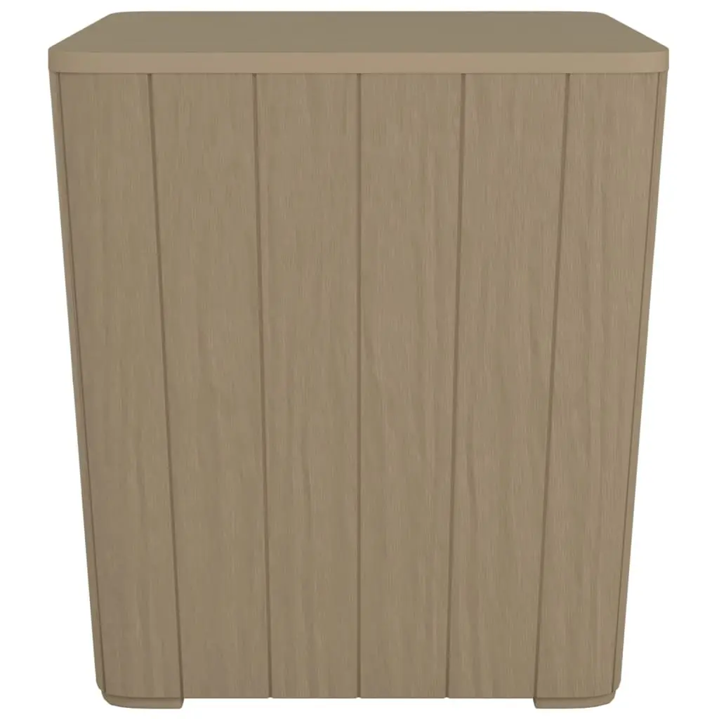 Garden Storage Table Removable Lid Outdoor Furniture Brown