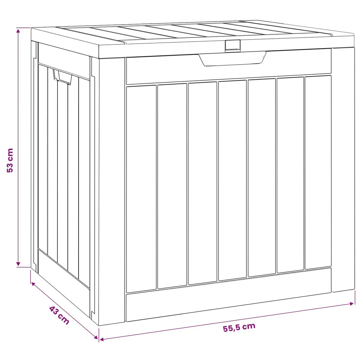 Outdoor Storage Box with Ample Space