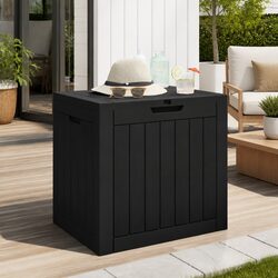 Reliable Black Storage Box for Your Outdoor Essentials