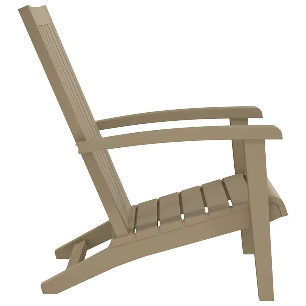 Adirondack Chair Outdoor Lounge Seating Garden Patio Furniture Light Brown