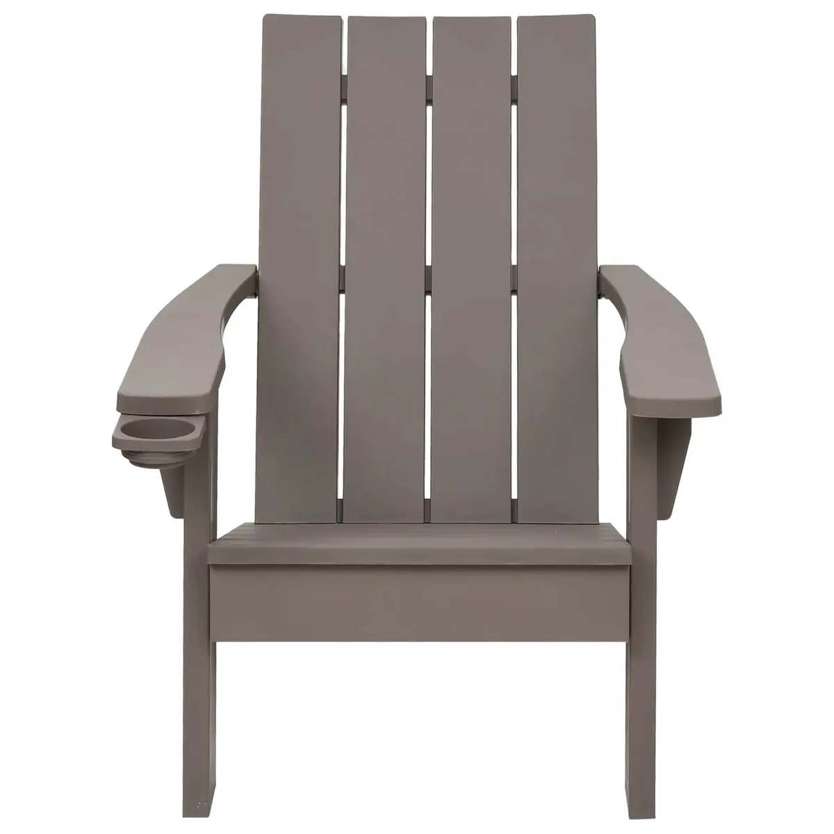 Adirondack Garden Chair Outdoor Lounge Seating Patio Furniture Brown