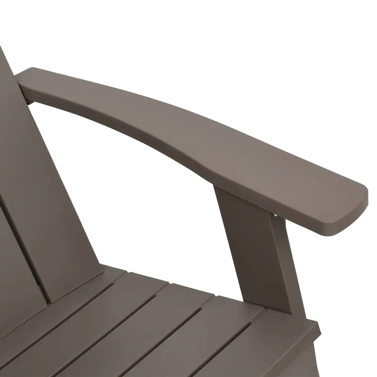 Adirondack Garden Chair Outdoor Lounge Seating Patio Furniture Brown