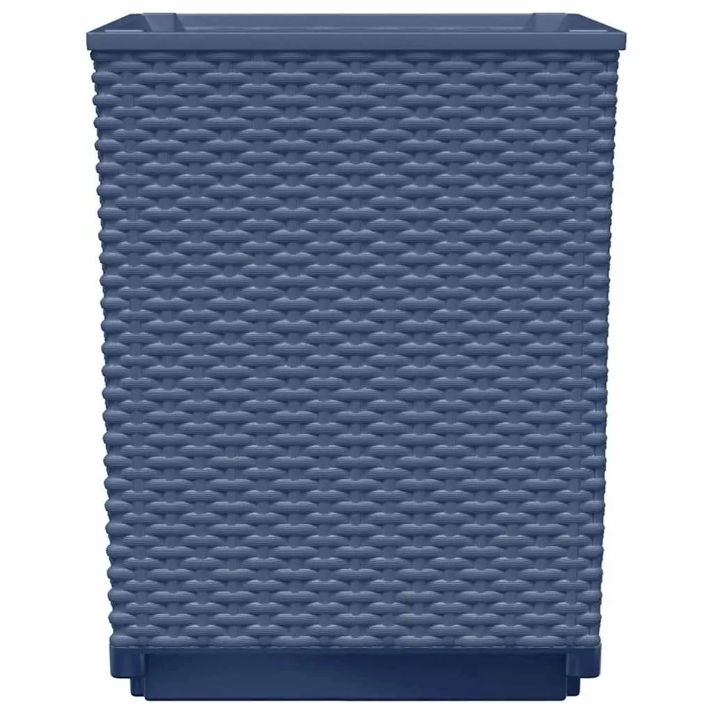 Grey Planters Outdoor Decorative 30x30x37cm Set of 2