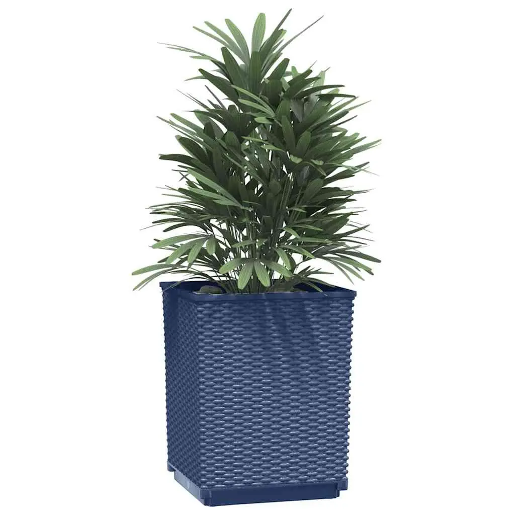 Grey Planters Outdoor Decorative 30x30x37cm Set of 2