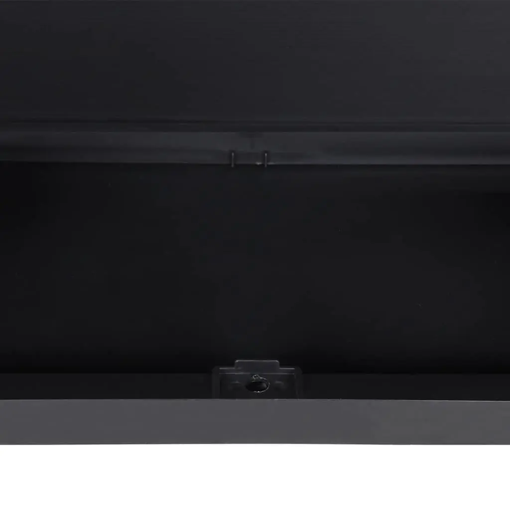 Outdoor Storage Cabinet Lockable Adjustable Shelves Grey Black 65W x 37D x 85H cm
