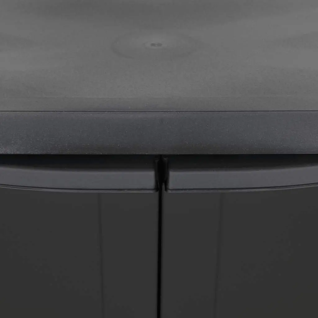 Outdoor Storage Cabinet Lockable 65x37x85cm Black